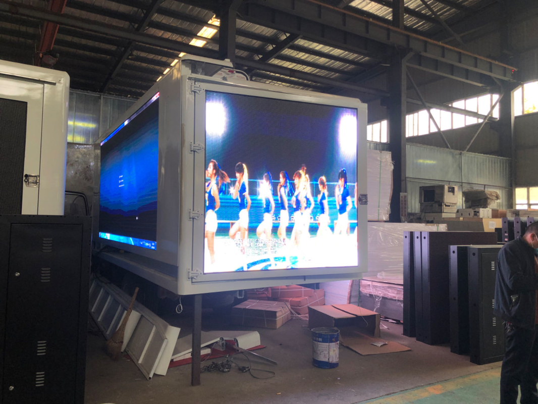 12.5ft*5.6ft P4 P5 P6 Outdoor LED Display Billboard Box 2500kg Kapazität