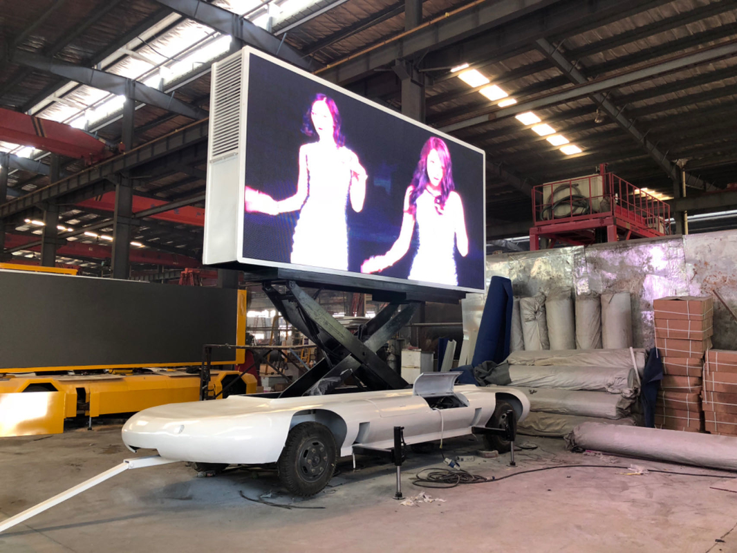 P4 P5 HD LKW Anhänger Auto Mobil Outdoor Werbung Led Schild Anzeige für Mobilgeschäft
