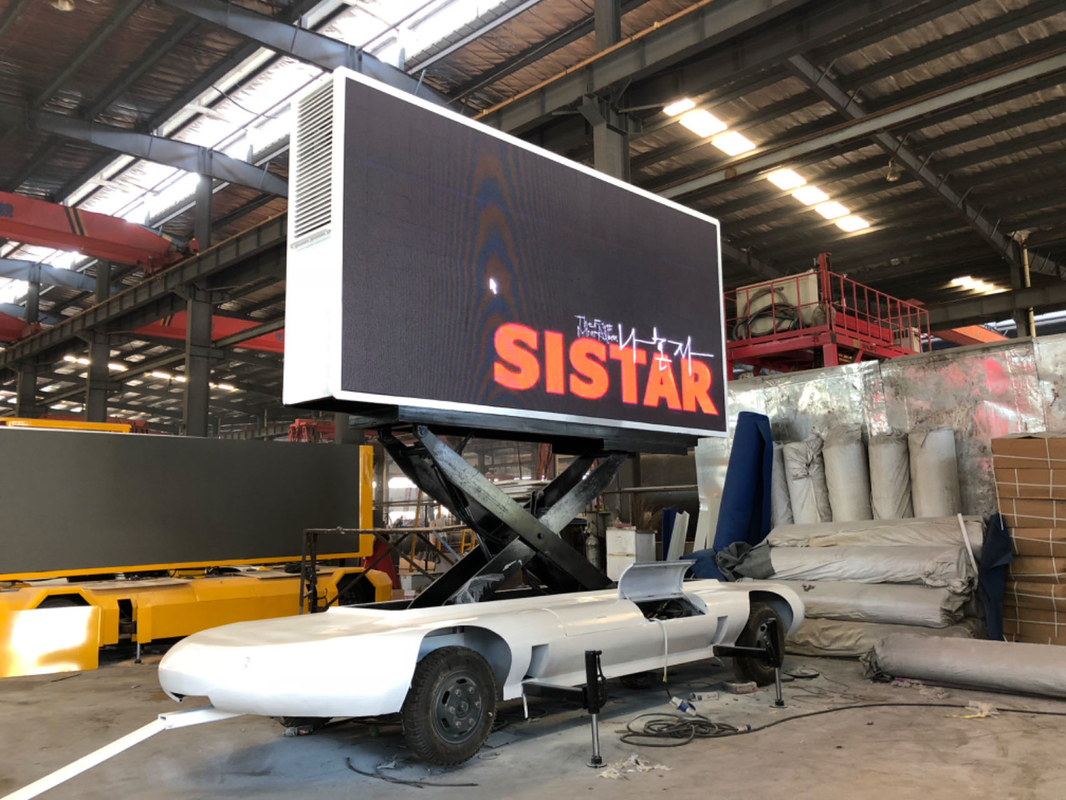 P4 P5 HD LKW Anhänger Auto Mobil Outdoor Werbung Led Schild Anzeige für Mobilgeschäft