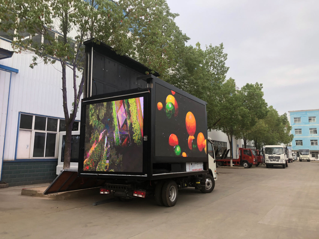 P3 P4 Außen-Wasserdichtes Mobile Led Video Truck / Trailer / Van Mobile Digitale Werbung Led Billboard