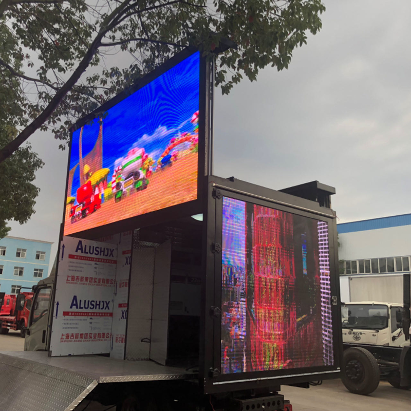Mini-LKW mit Werbefläche Outdoor Foton Tarpaulin LED mobile Werbebox LKW