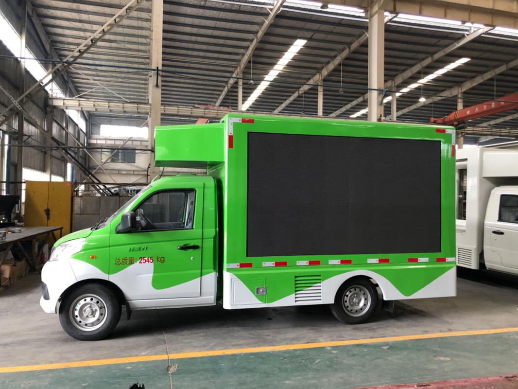 Euro 5 Outdoor P4 Full Color Led Billboard Mobile Werbung Digitales Medienfahrzeug