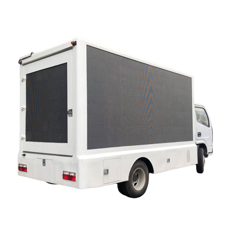 4x2 P4 Dongfeng LED-Bildschirm auf Lastwagen Euro 5 Euro 6 LHD LED mobile Anzeigefahrzeug