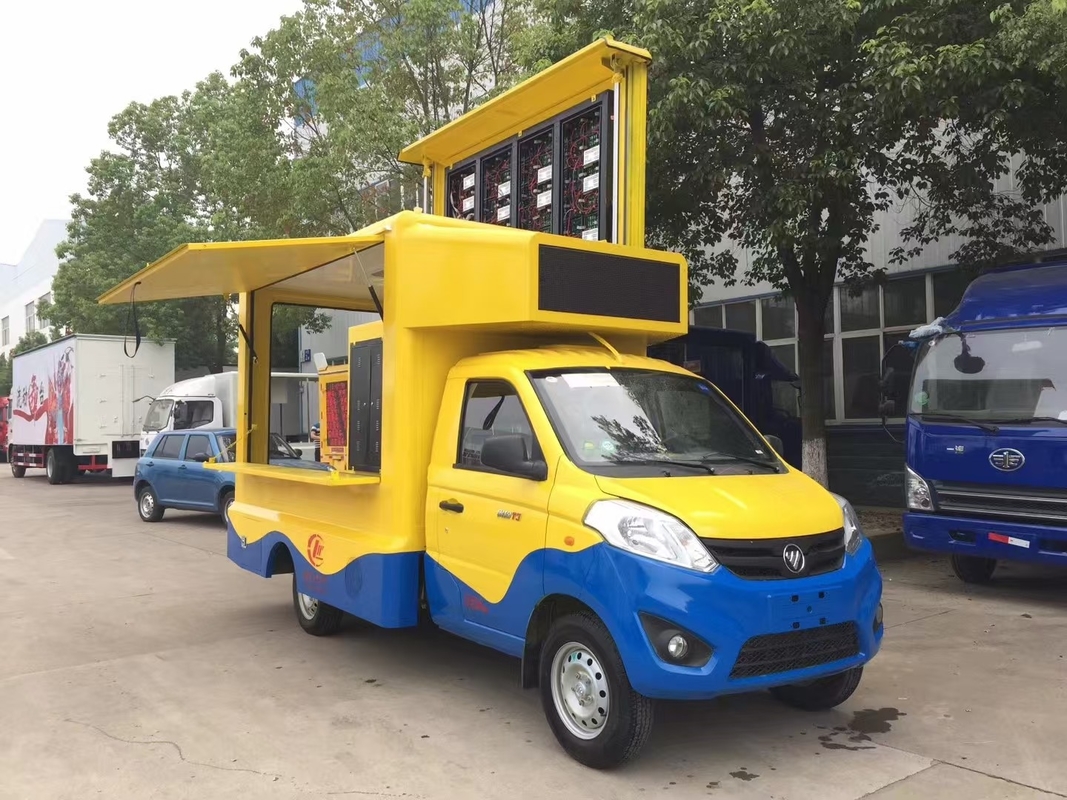 Foton Mobile Led Truck Werbung EURO 6 Mini Outdoor Werbebildschirm Mobil LED Display Truck