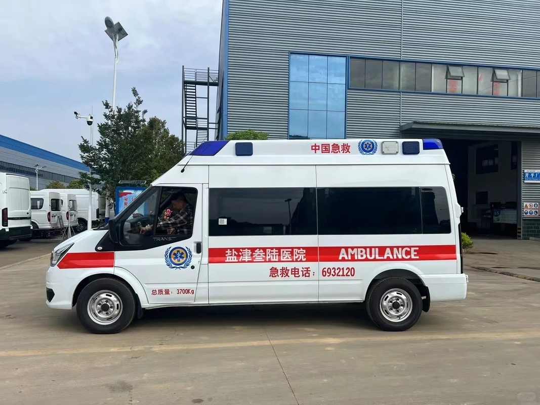 Ford Anpassung Krankenwagen Fahrzeug 4x2 Krankenwagen Transit V348 PRO Monitoring ICU Notfall Krankenwagen