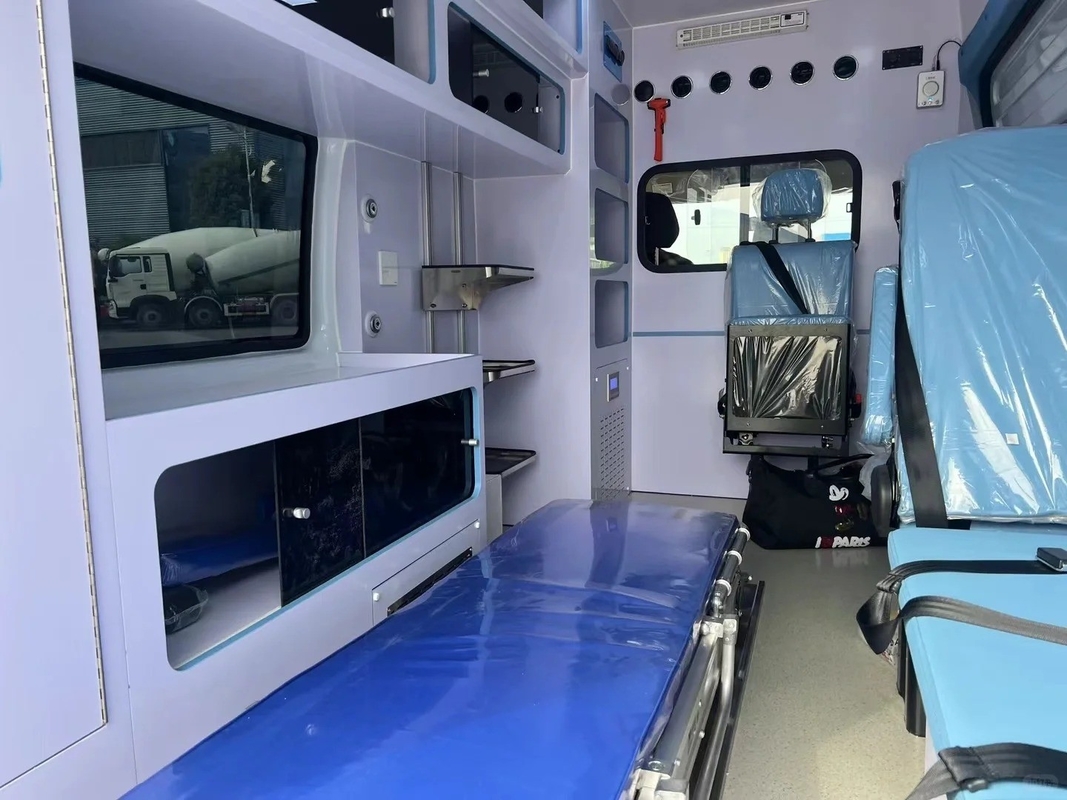 Ford Anpassung Krankenwagen Fahrzeug 4x2 Krankenwagen Transit V348 PRO Monitoring ICU Notfall Krankenwagen