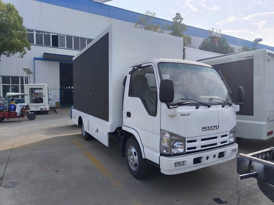 Japanische Marke Isuzu Mobile Led Truck Werbung P3 P4 P5 Kleiner LED Mobile Led Display Trailer