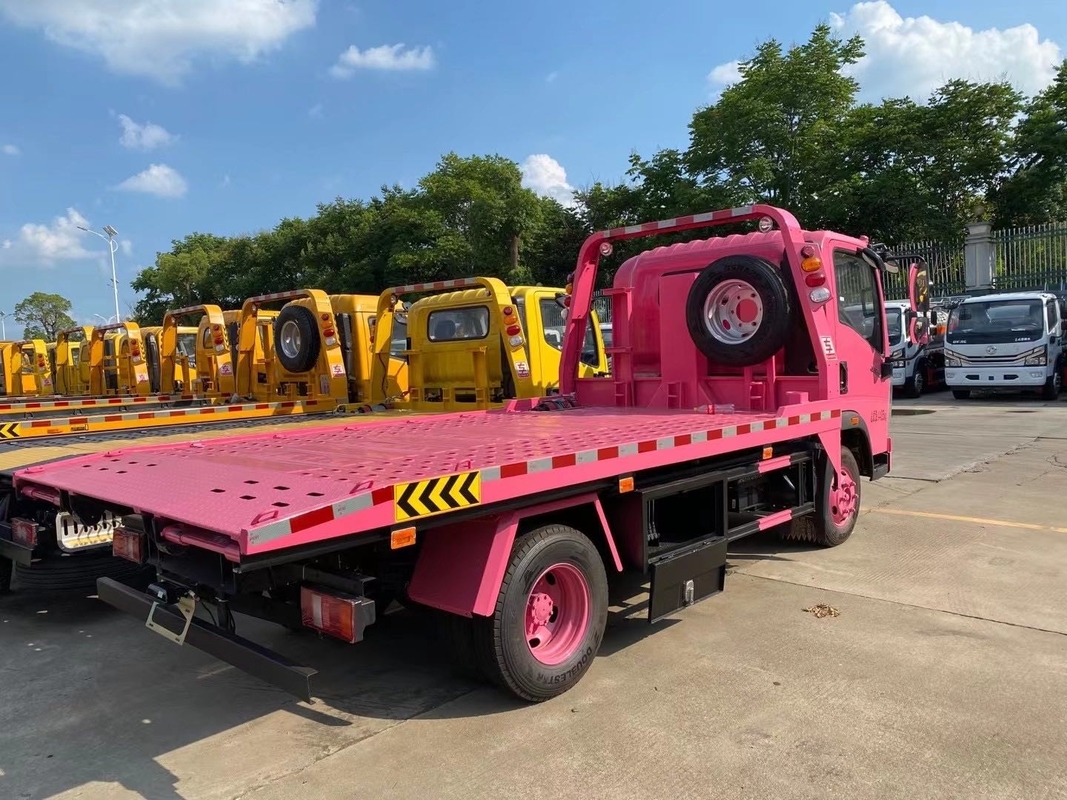 SINOTRUK HOWO 4x2 3-5 Tonnen Flatbed Light Duty Wrecker Schleppwagen Straßenrettung Wiederherstellungsfahrzeug zum Verkauf